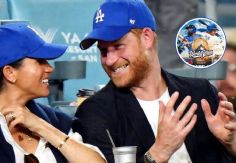 Meghan Markle y el príncipe Harry disfrutan la Serie Mundial; así se les vio en Dodger Stadium