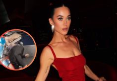 Katy Perry desata polémica tras arrojar su pastel de cumpleaños al suelo | VIDEO