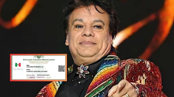 La CURP de Juan Gabriel sigue activa y reaviva teorías sobre que fingió su muerte