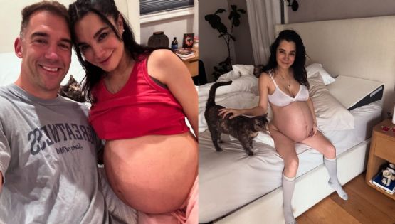 Lewis Howes celebra la fortaleza de Martha Higareda en la recta final de su embarazo