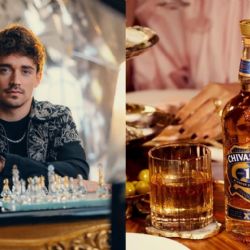 Charles Leclerc conquista México con su whisky cristalino Chivas Regal Crystalgold