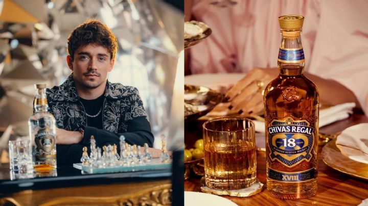 Charles Leclerc conquista México con su whisky cristalino Chivas Regal Crystalgold