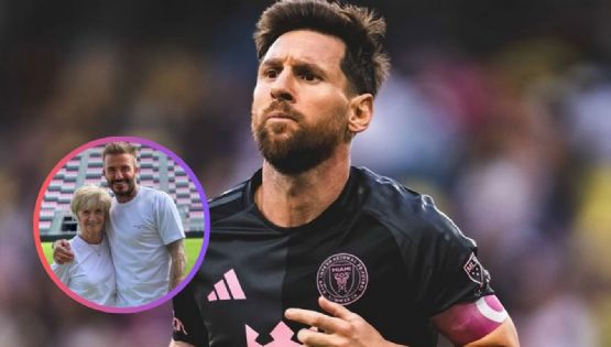 El sueño de mamá Beckham hecho realidad; David la presenta a Lionel Messi