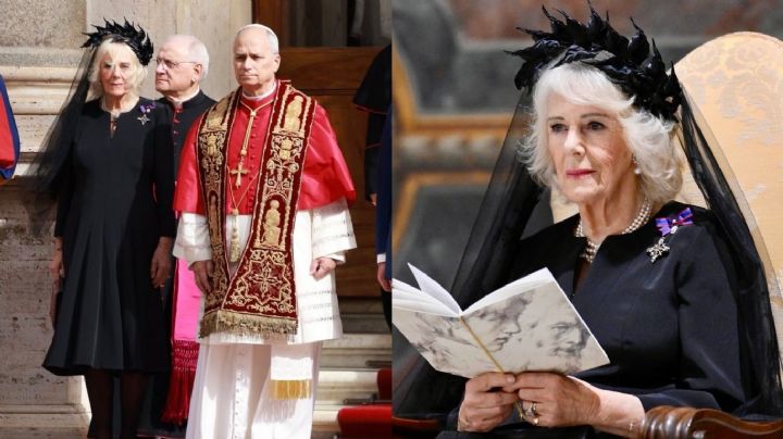 Esta fue la razón por la que Camila vistió de negro frente al Papa León XIV