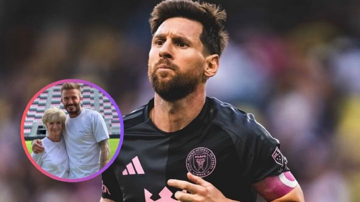 El sueño de mamá Beckham hecho realidad; David la presenta a Lionel Messi