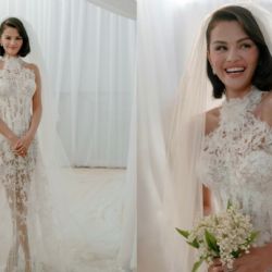 ¡Imposible no enamorarse! Selena Gomez revela su vestido favorito de boda con Benny Blanco