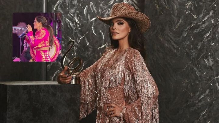 Ana Bárbara enloquece ante problemas de audio en concierto; micrófono termina en el piso | VIDEO