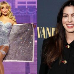 La princesa de Genovia fue 'detenida' por Sabrina Carpenter y el momento se volvió viral | VIDEO