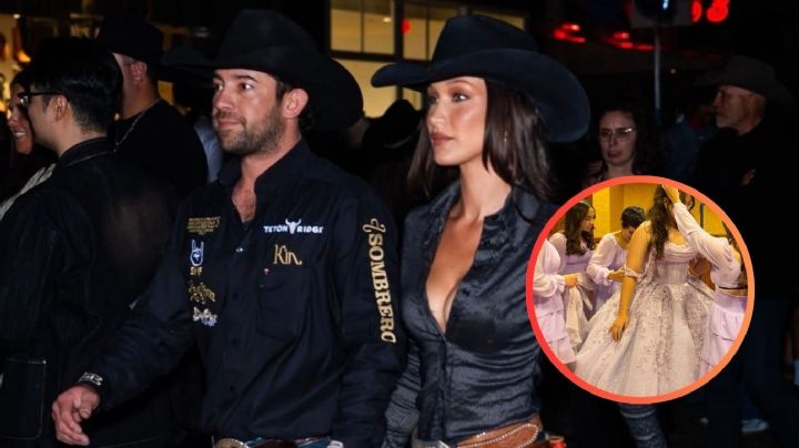 ¡Al puro estilo mexicano! Bella Hadid deslumbra como madrina de una quinceañera; así fue el momento