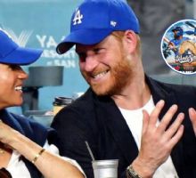 Meghan Markle y el príncipe Harry disfrutan la Serie Mundial; así se les vio en Dodger Stadium