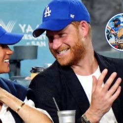 Meghan Markle y el príncipe Harry disfrutan la Serie Mundial; así se les vio en Dodger Stadium