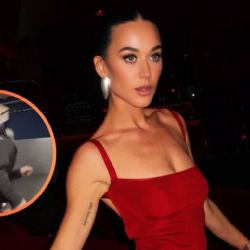 Katy Perry desata polémica tras arrojar su pastel de cumpleaños al suelo | VIDEO