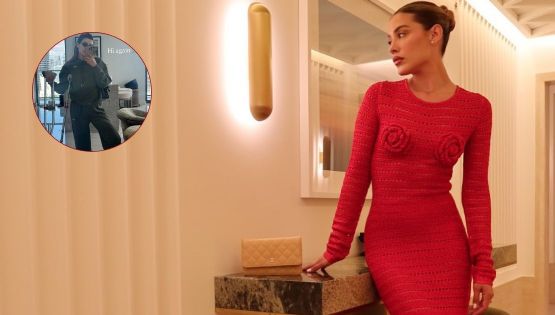 Michelle Salas nuevamente en muletas; ¿qué le sucedió a la hija de Luis Miguel?