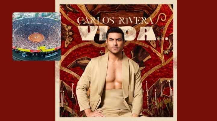 Carlos Rivera dará concierto en la Plaza de Toros ‘La México’; el recital está programado para mayo