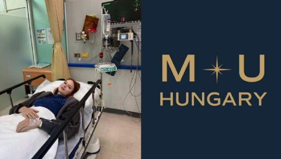 Miss Hungría preocupa en el certamen; la hospitalizan a días de la final en Tailandia