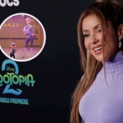 Shakira deslumbra en premiere de ‘Zootopia 2’; revela el papel que tuvieron sus hijos en el filme