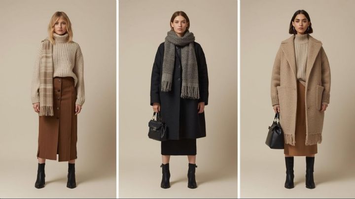 Las faldas midi regresan con fuerza esta temporada; así se adaptan a cualquier clima