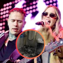 Belinda detiene su concierto para pedir ayuda por su bajista; un incendio lo dejó sin nada