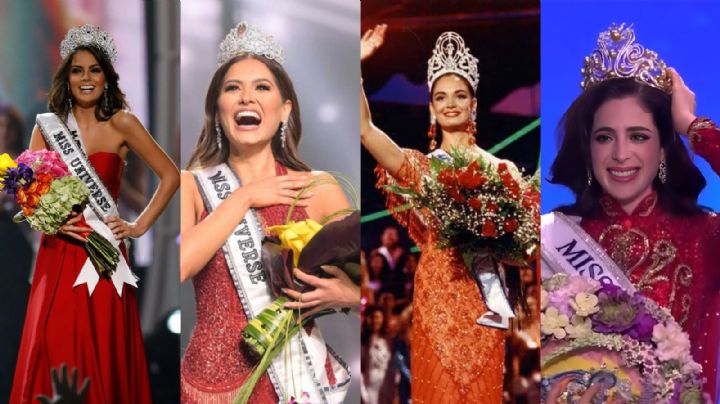 Estas son las mexicanas que han conquistado la corona de Miss Universo a lo largo de la historia