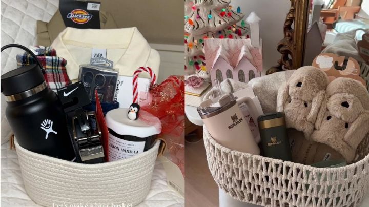 Las 'burr basket' navideñas conquistan esta temporada; el regalo favorito entre amigas y parejas