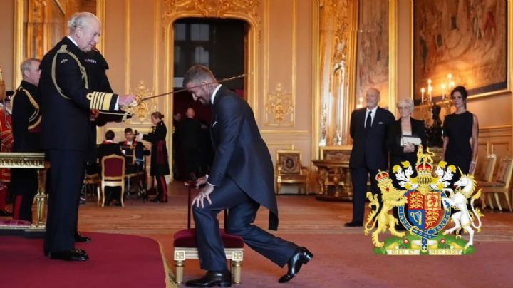 David Beckham es condecorado por el rey Carlos III; le otorgan distinción real por su trayectoria
