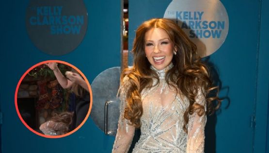 Thalía protagoniza momento inesperado durante su visita a The Kelly Clarkson Show | VIDEO