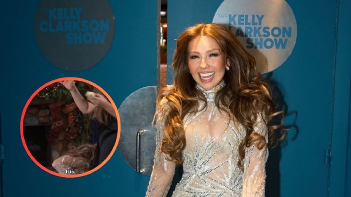 Thalía protagoniza momento inesperado durante su visita a The Kelly Clarkson Show | VIDEO