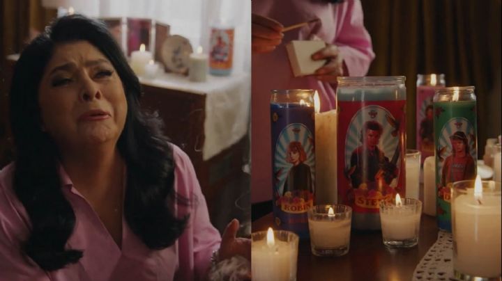 Entre veladoras y lágrimas Victoria Ruffo pide por Steve de Stranger Things antes del final | VIDEO