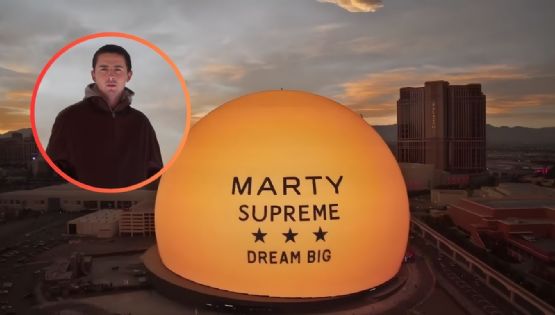 Timothée Chalamet en la cima de la Esfera de Las Vegas; una aparición que ya es histórica | VIDEO