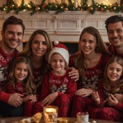 Looks familiares coordinados para Navidad; logra armonía sin sobrecargar tu estilo