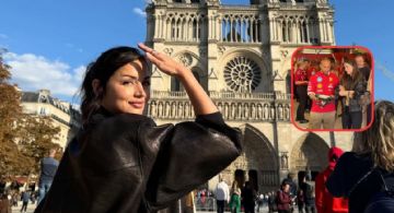 Ana de Armas deslumbra junto a Lewis Hamilton; así fue su encuentro en el Gran Premio de Abu Dabi