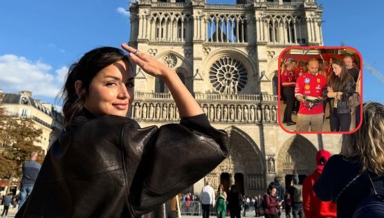 Ana de Armas deslumbra junto a Lewis Hamilton; así fue su encuentro en el Gran Premio de Abu Dabi