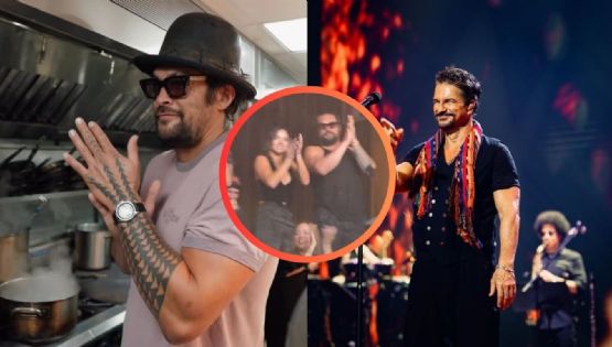 Jason Momoa sorprende en el concierto de Ricardo Arjona; su presencia causa furor entre los fans