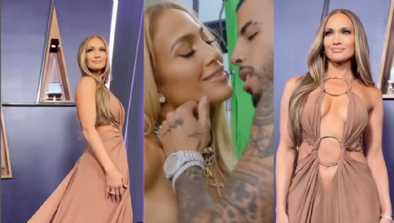 ¡Jennifer Lopez sorprende en los AMAs 2025! ¿besó a sus bailarines? Desata polémica | VIDEO