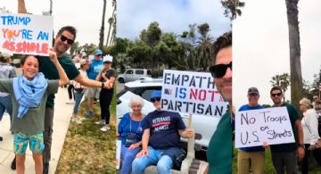 'No Kings': Misha Collins protesta contra el autoritarismo de Trump y respalda a migrantes