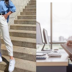 ¿Tenis en la oficina? 3 looks para lucir profesional sin renunciar al estilo ni a la comodidad