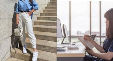 ¿Tenis en la oficina? 3 looks para lucir profesional sin renunciar al estilo ni a la comodidad