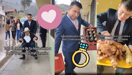 ¡Si no es así, mejor nadota! Así se pide matrimonio en México, con todo y familia