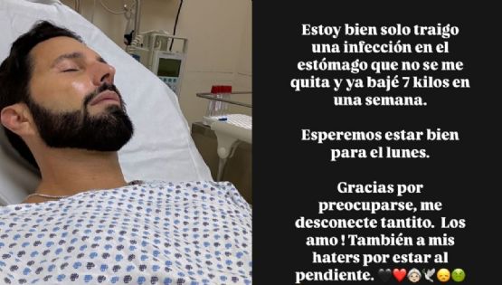 'Bajé 7 kilos en una semana': Poncho De Nigris es hospitalizado de emergencia; esto sabemos