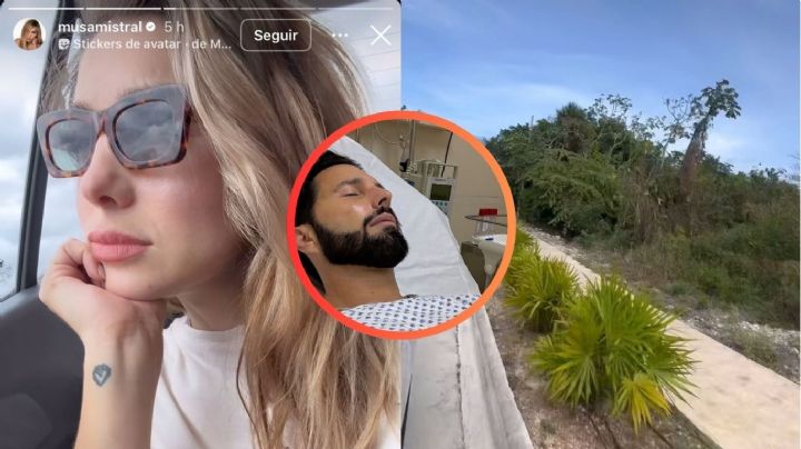 ¿Crisis confirmada? Poncho De Nigris desde el hospital y Marcela Mistral responde con una historia con maletas en mano