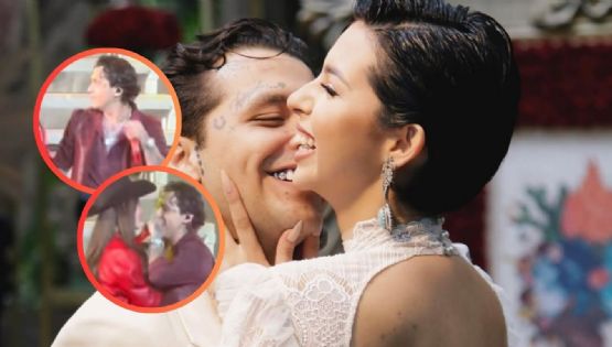 Ángela Aguilar 'pellizca' a Christian Nodal en pleno concierto y desata ola de comentarios | VIDEO