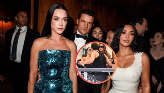 ¿Nuevo romance? Orlando Bloom y Kim Kardashian se roban miradas en la boda de Bezos