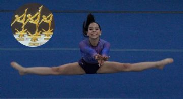 ¡Orgullo mexicano! Valeria Nicole, campeona nacional de gimnasia
