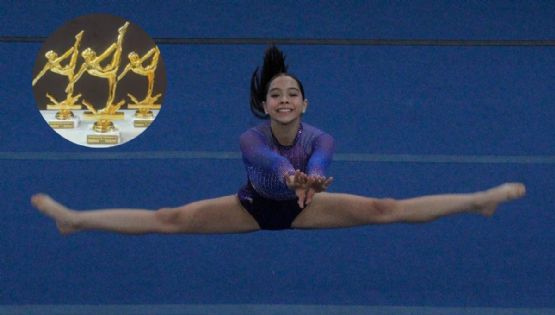 ¡Orgullo mexicano! Valeria Nicole, campeona nacional de gimnasia