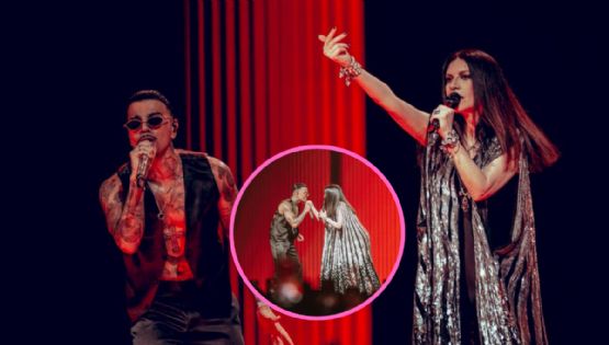 Rauw Alejandro y Laura Pausini en vivo: así sonó ‘Se Fue’ 30 años después de su lanzamiento | VIDEO