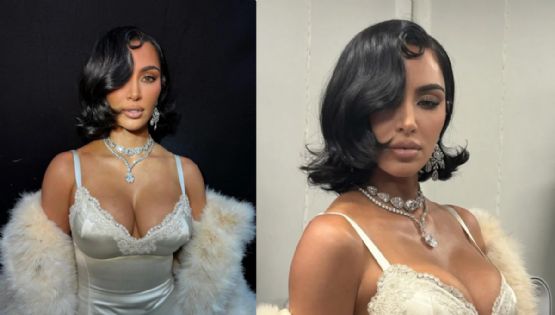 Kim Kardashian impacta en la pasarela de Balenciaga con un look que evoca el glamour de Hollywood
