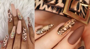 ¿Buscas un nail art único? Prueba las uñas animal print en 2025