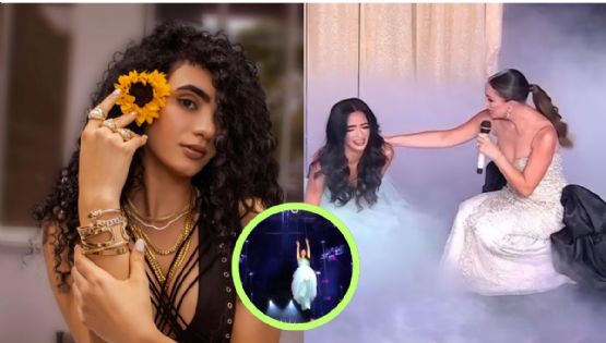 MOMENTO EXACTO en el que Laura Pérez de Miss Universe Latina sufre aparatosa caída en vivo