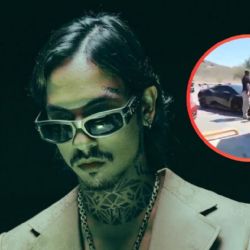 MOMENTO EXACTO en el que Natanael Cano se estaciona en lugar para personas con discapacidad