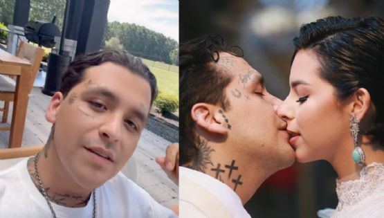 Ángela Aguilar y Christian Nodal están de aniversario, pero no hay festejo; él lanza una canción